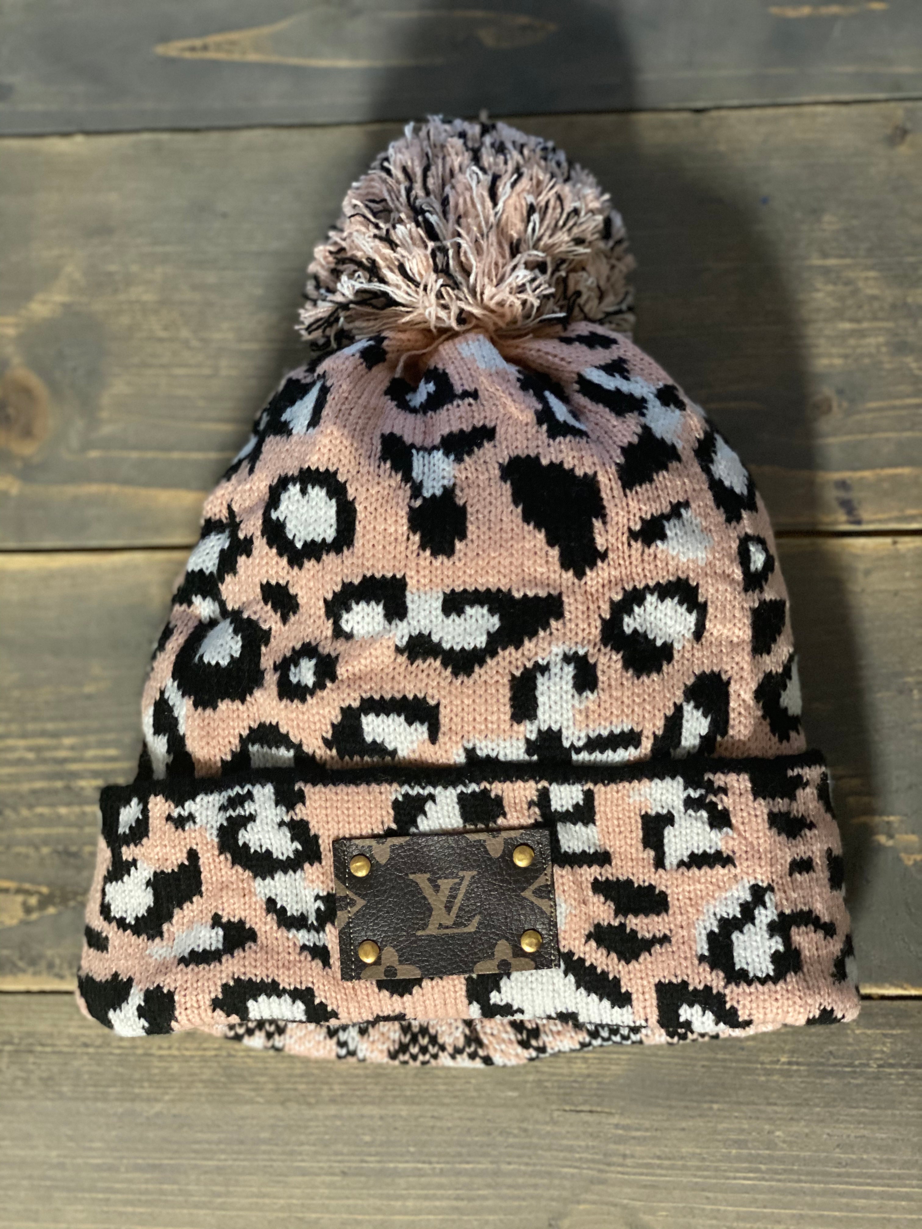 LEOPARD UPCYCLED LV CAP WITH MESH - Tres Chic Trendz