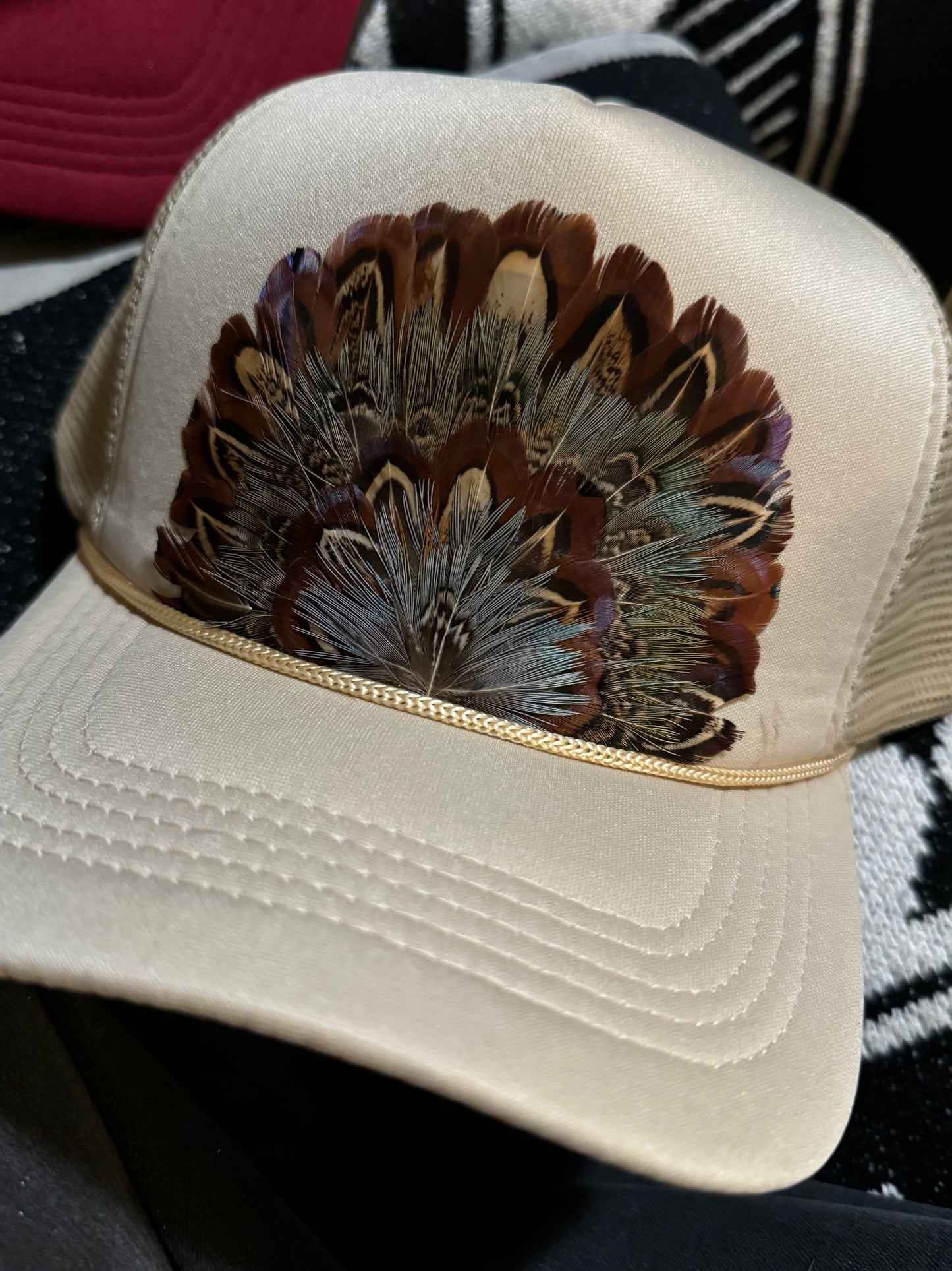 Wild Horse Feather Trucker