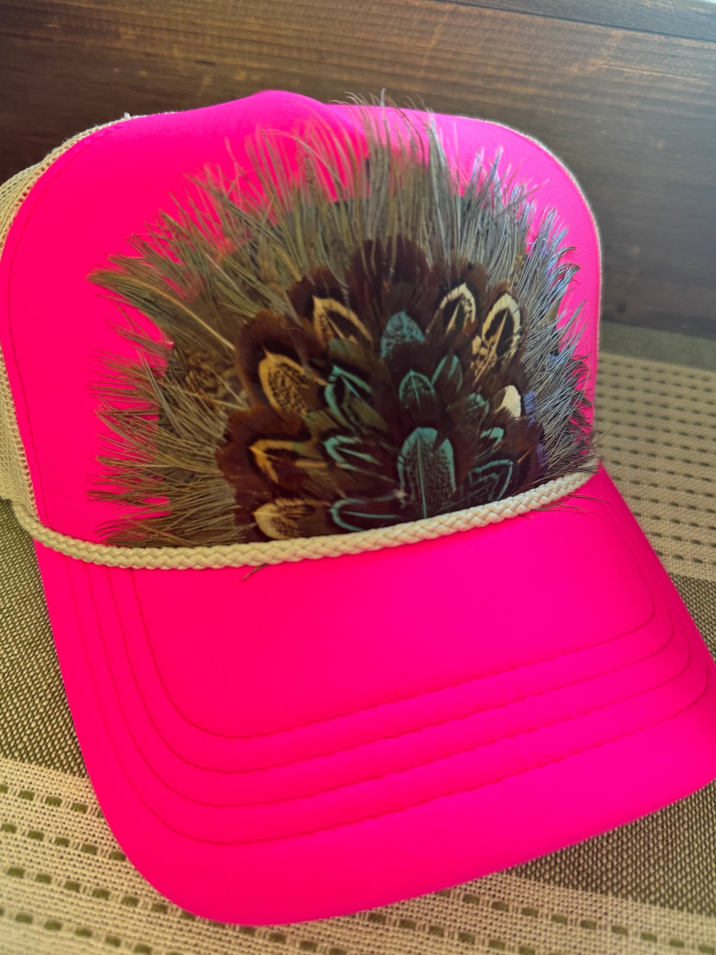 Wild Horse Feather Trucker