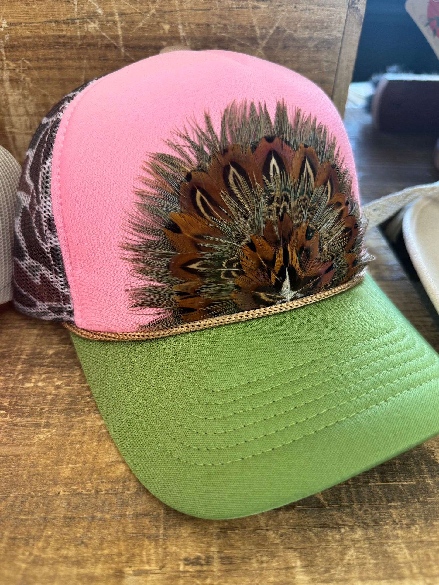 Wild Horse Feather Trucker