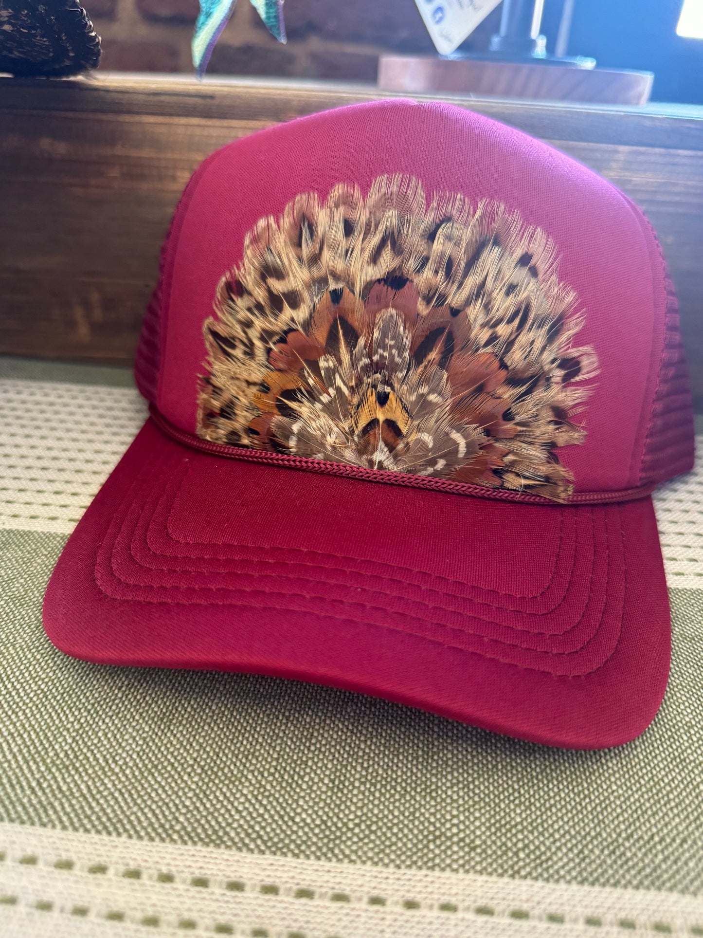 Wild Horse Feather Trucker