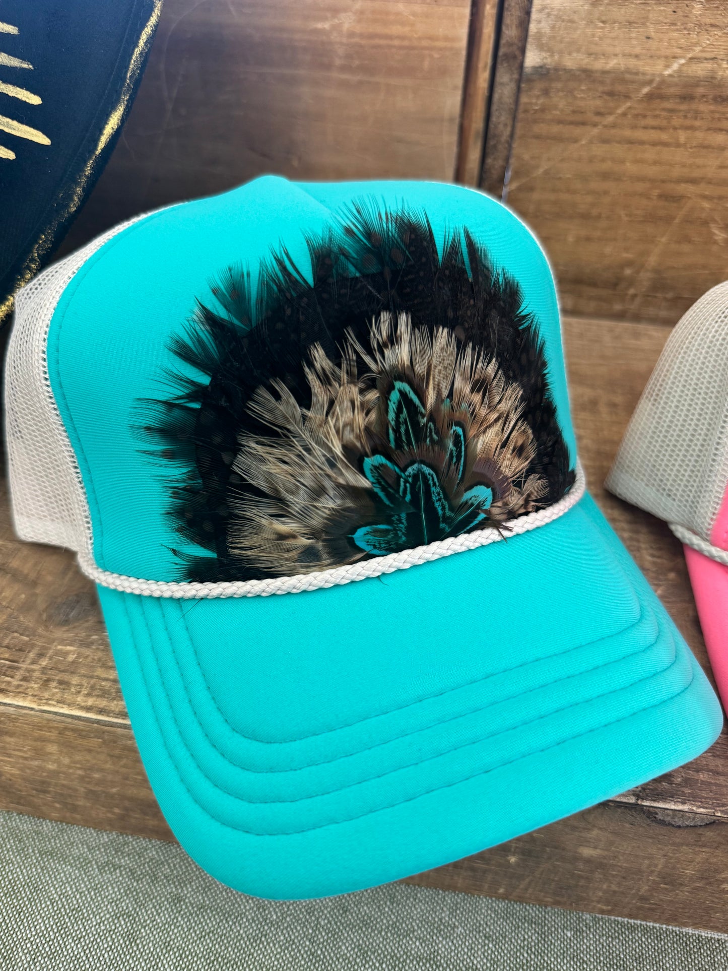 Wild Horse Feather Trucker