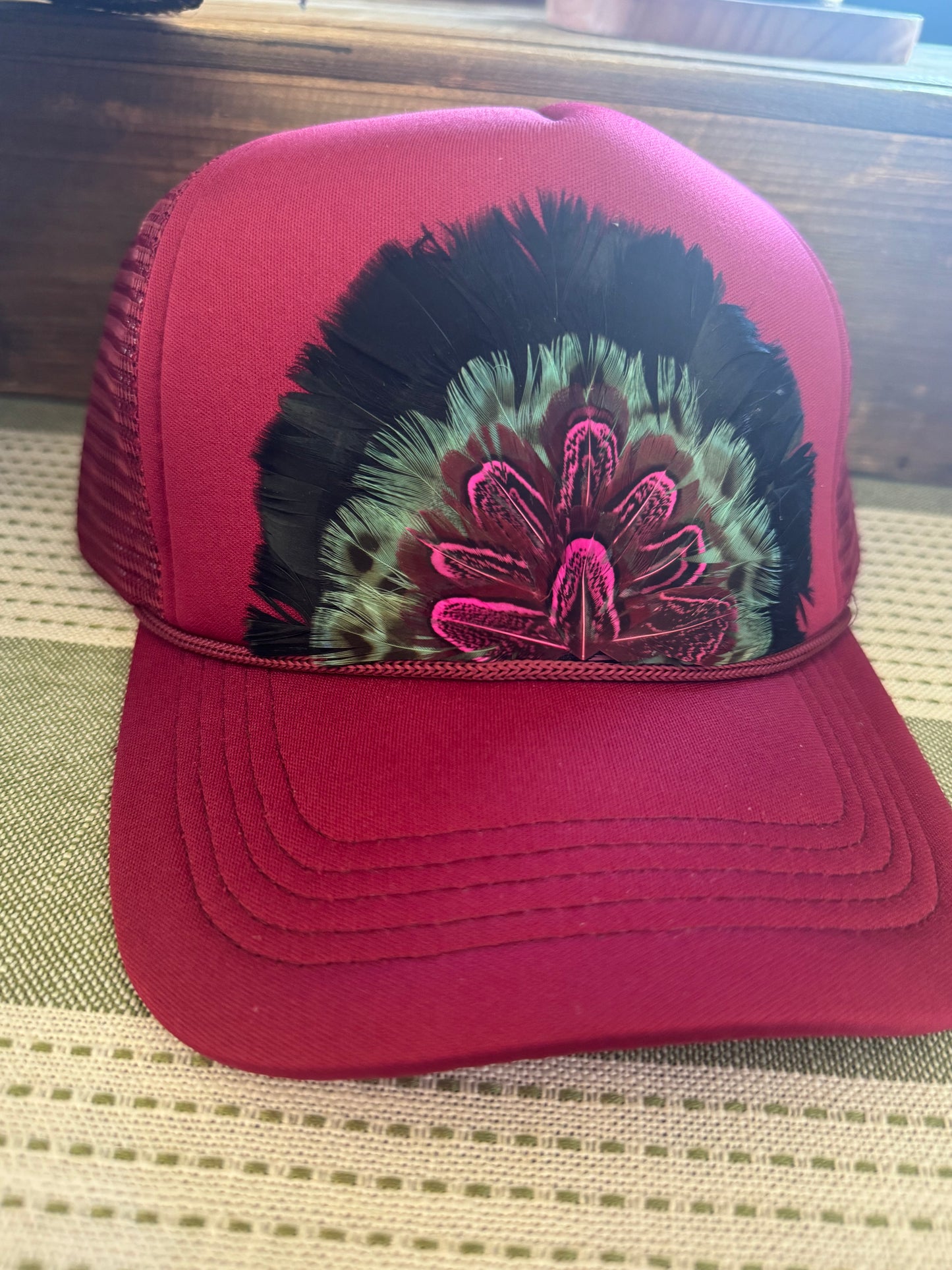 Wild Horse Feather Trucker